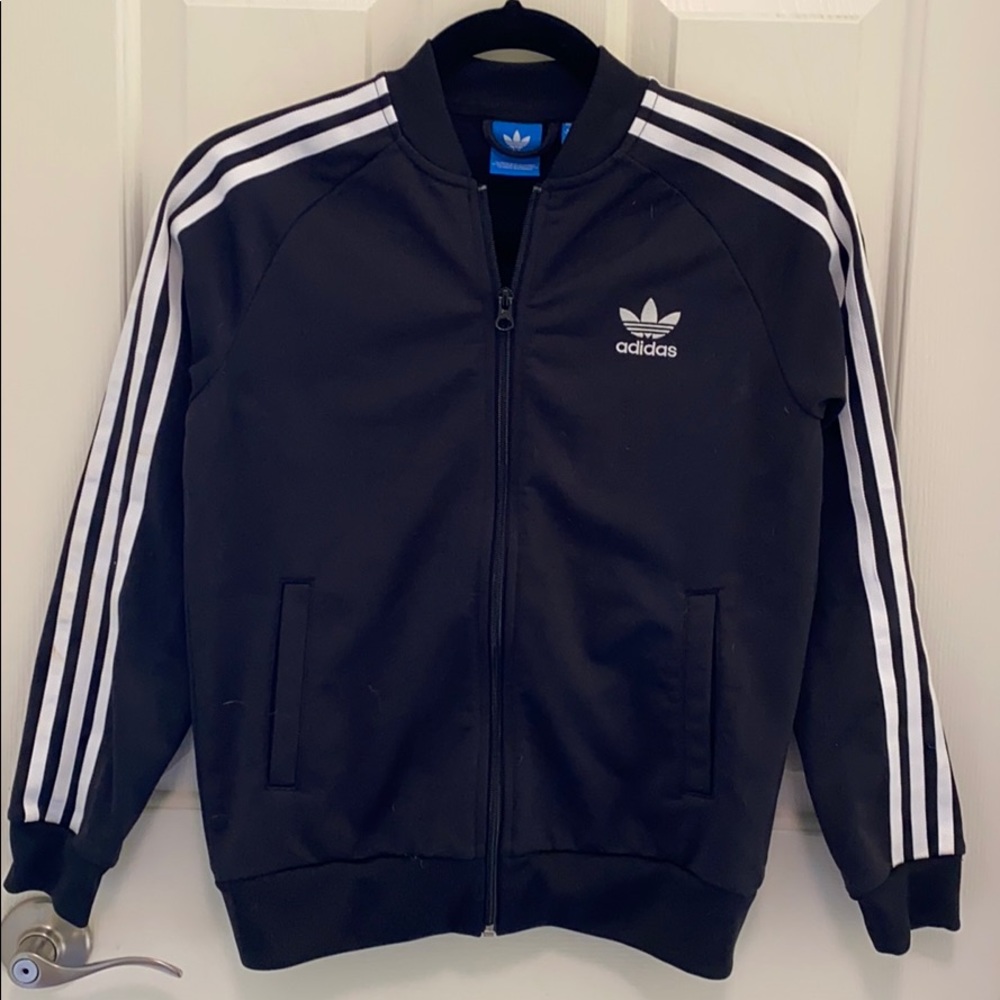 Adidas boys track jacket; Size US Youth M